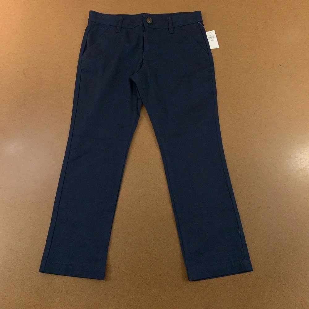 Old Navy Girls Size 8 Plus Blue Stretch School Uniform Skinny Pants NWT